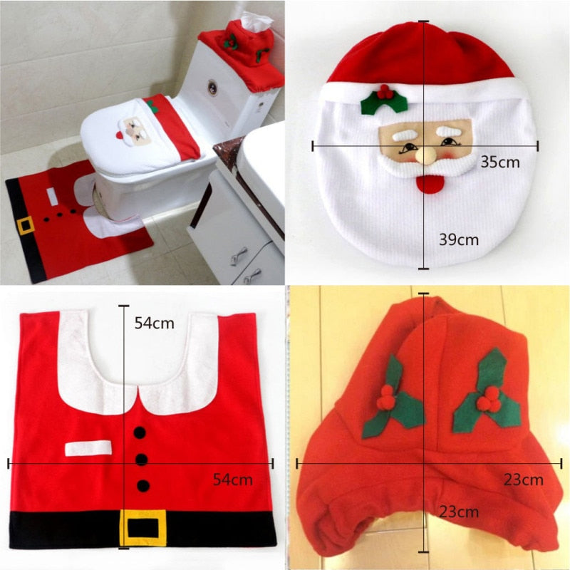 Kit Banheiro de Natal