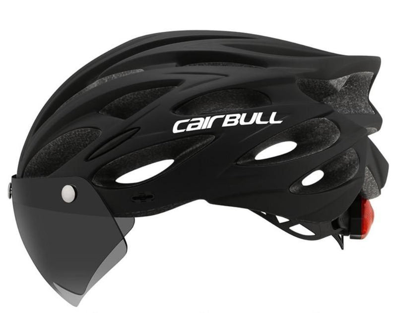 Capacete de Ciclismo Com LED e Viseira CAIRBULL - Max Protection